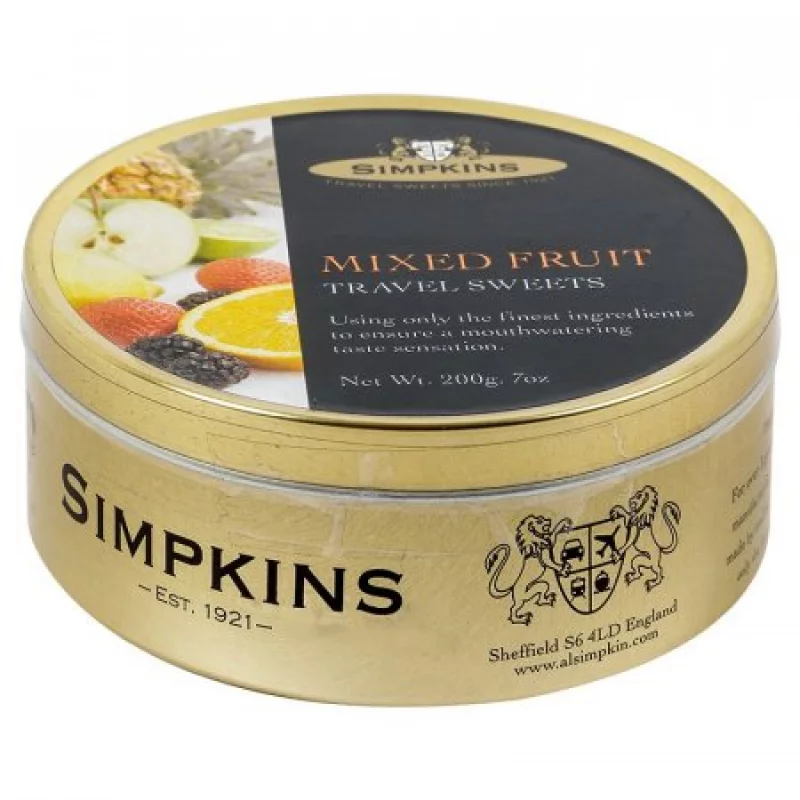 Dulces Mezcla Frutal Simpkins 200gr