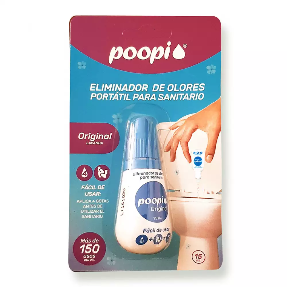Eliminador De Olores Para El Sanitario Original Poopi - Azul