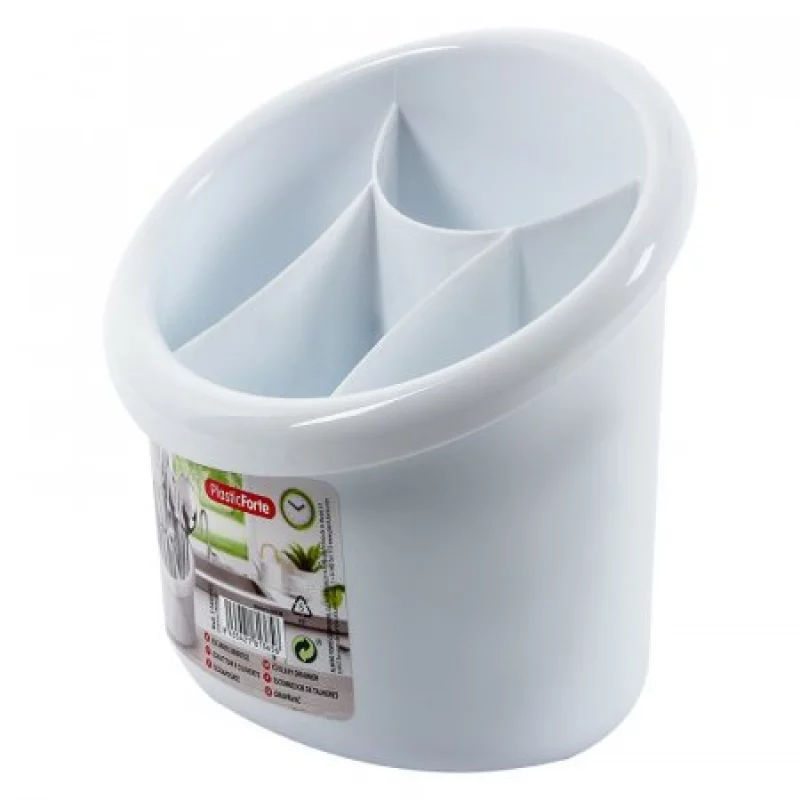 Escurridor plasticforte 16x16x14cm gris plata plastico 1160612