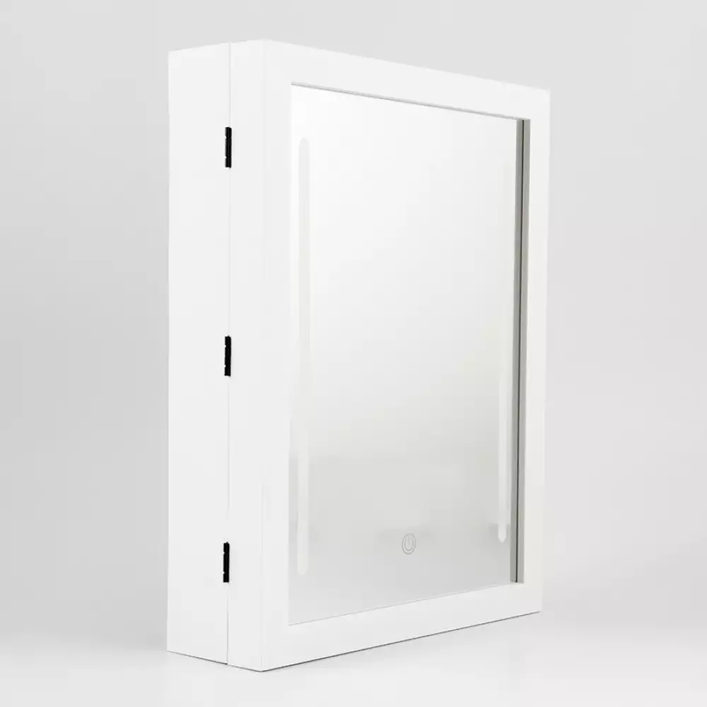 Espejo armario Con Luz Led Cosmetic Club Blanco