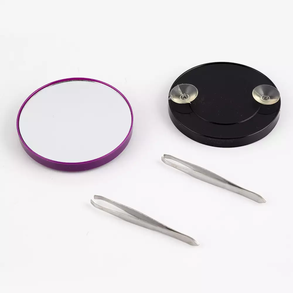 Espejo Cosmetic Club Con Pinzas depiladoras