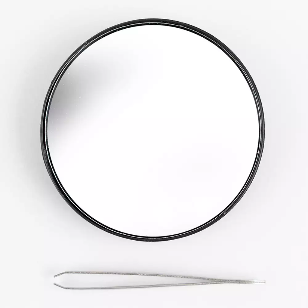 Espejo Cosmetic Club Con Pinzas depiladoras