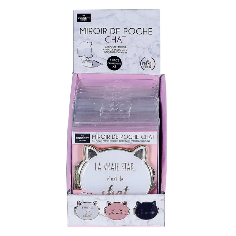 Espejo Cosmetic Club Gato De Bolsillo Sc29127