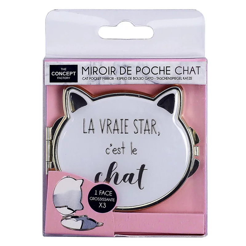 Espejo Cosmetic Club Gato De Bolsillo Sc29127