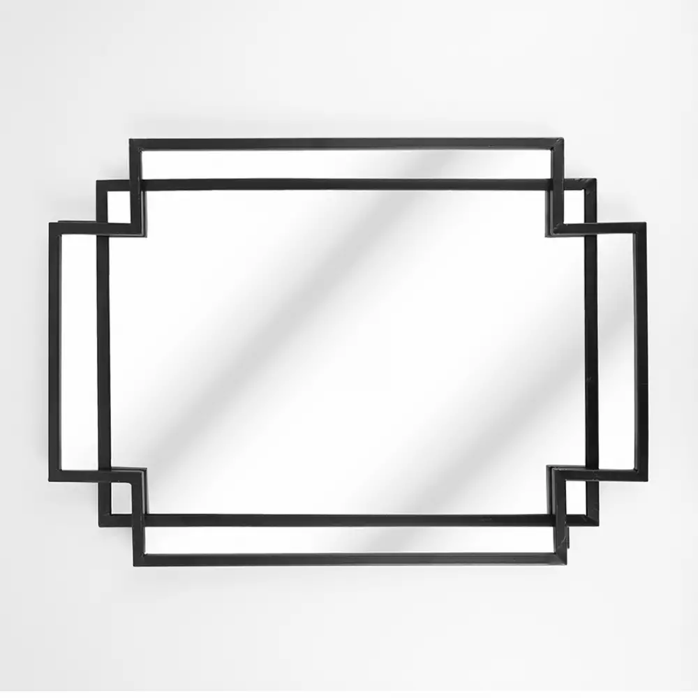 Espejo Decorativo Con Diseño Rectangula