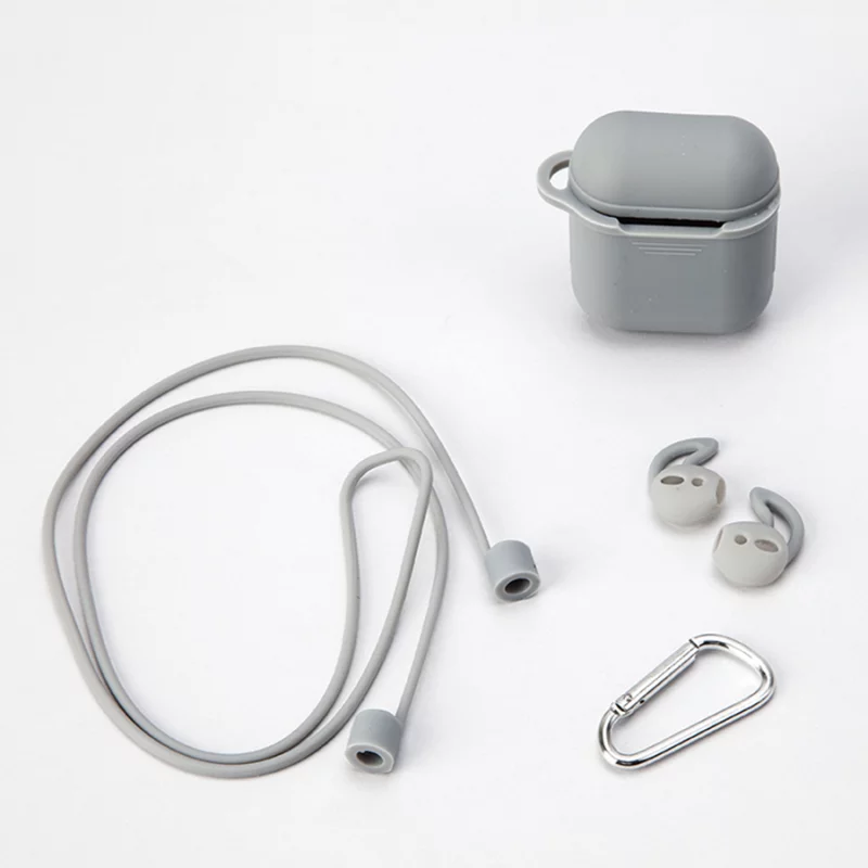 Estuche Be Mix Gris Compatible Con Airpods Ht1925