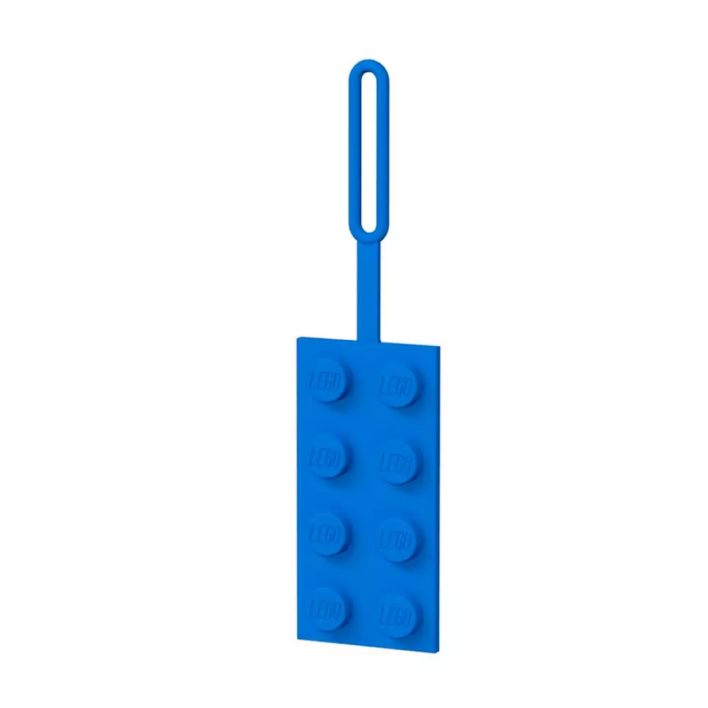 Etiqueta De Maleta Iconic 2X4 Azul Lego 3X7Xcm Toybuisan1007