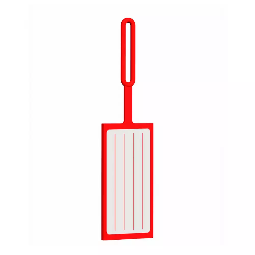 Etiqueta De Maleta Iconic 2X4 Rojo Lego 3X7Xcm Toybuisan1008