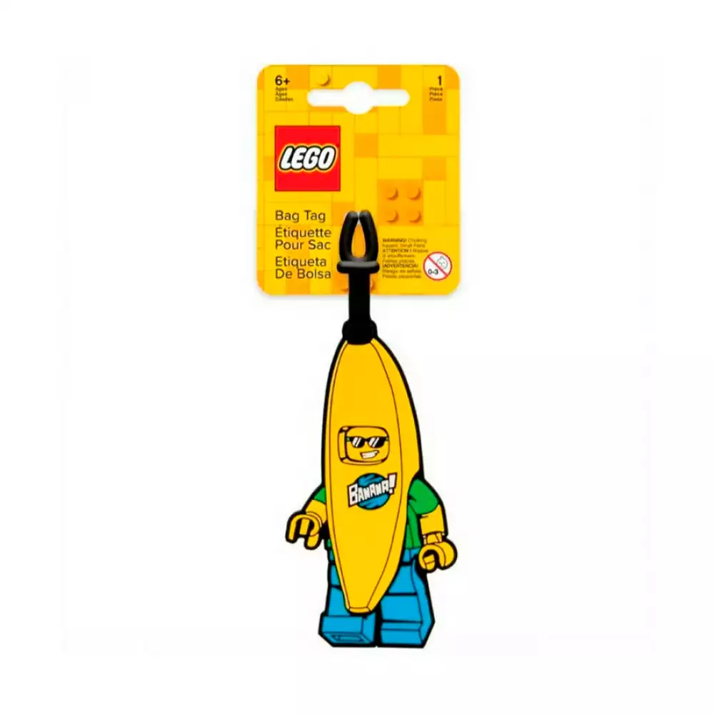 Etiqueta De Maleta Iconic Banana Lego 3X7Xcm Toybuisan1005