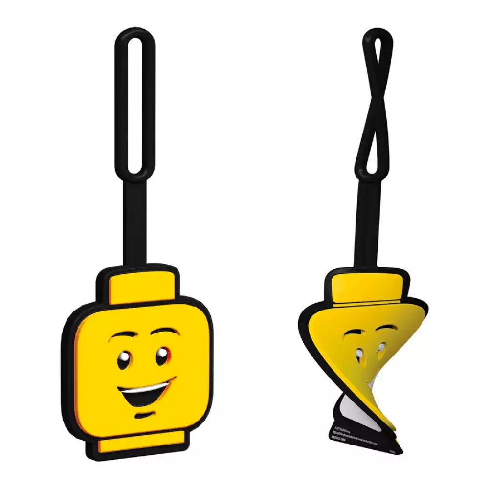 Etiqueta De Maleta Iconic Boy Face Lego 3X7Xcm Toybuisan1009