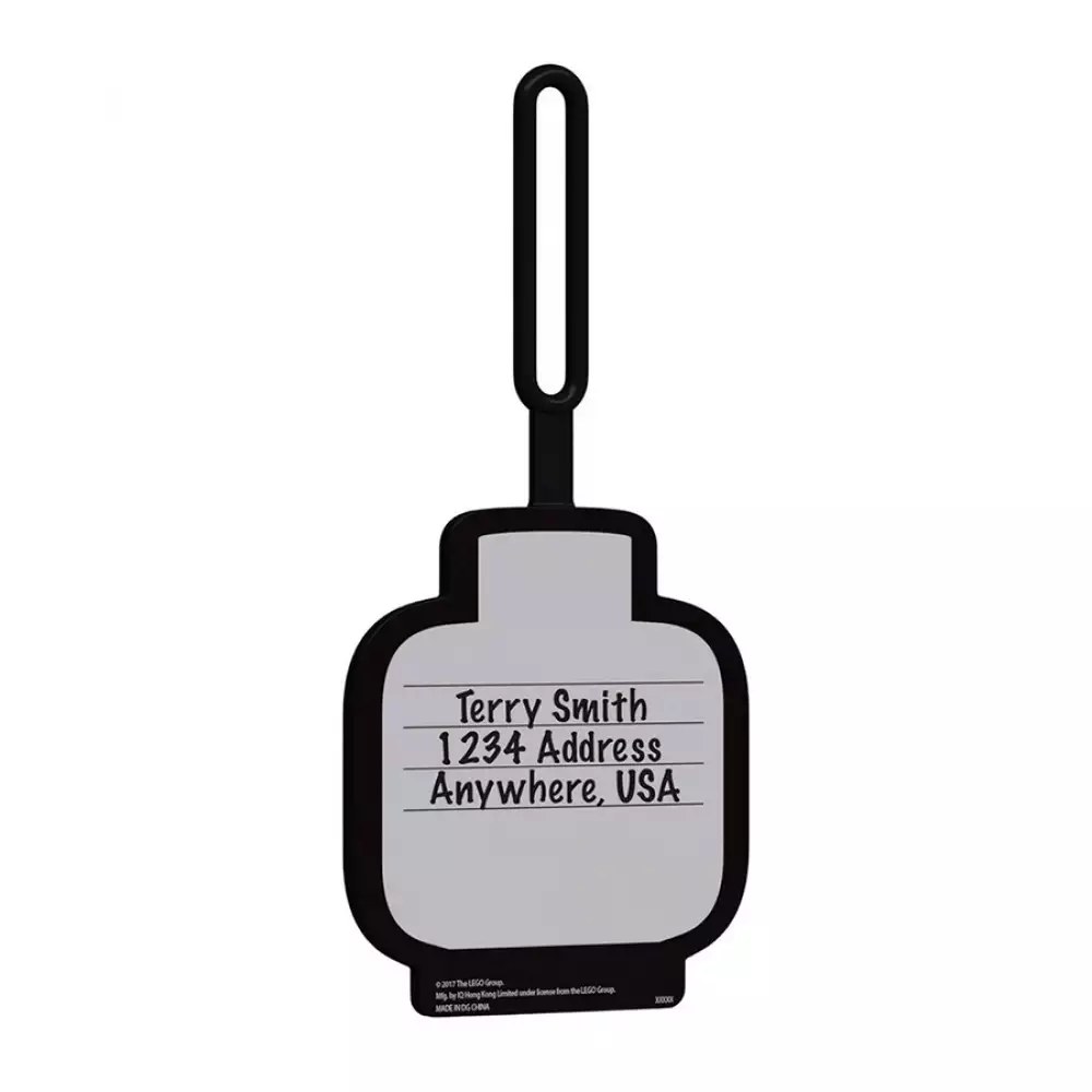 Etiqueta De Maleta Iconic Boy Face Lego 3X7Xcm Toybuisan1009