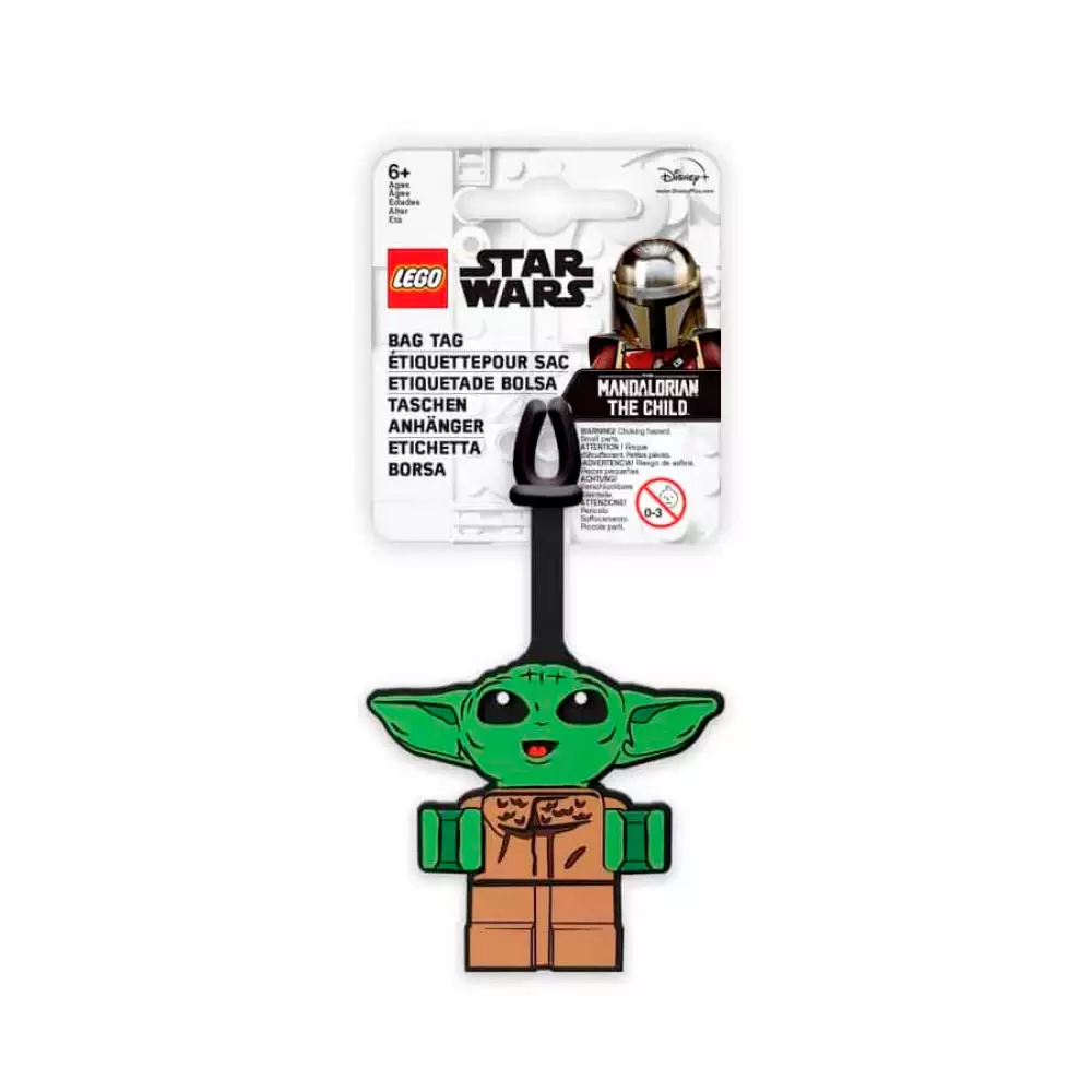 Etiqueta De Maleta Starwars Grogu Lego 3X7Xcm Toybuisan1002