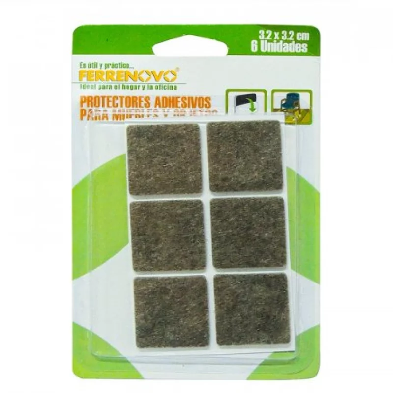 Fieltro Ferrenovo Marron 32Mm 6 Ud Fn-20213