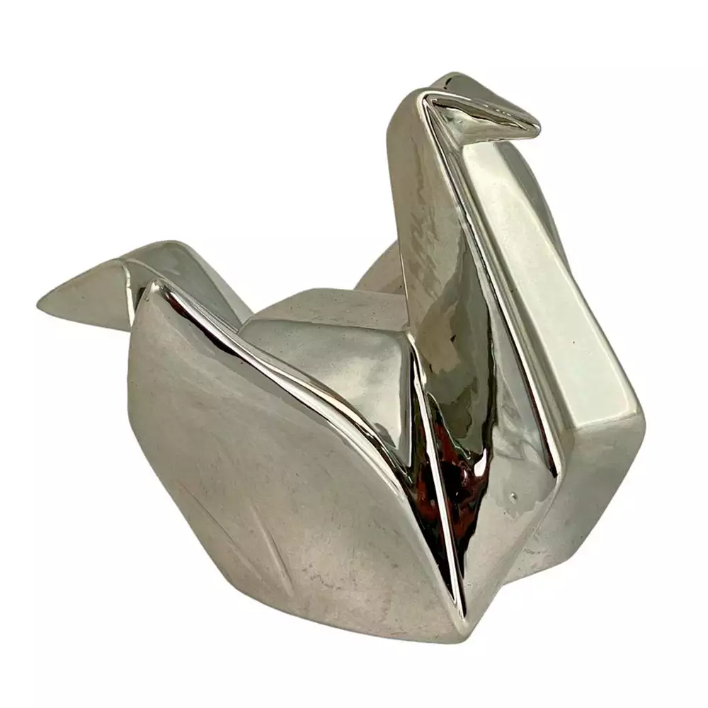 Figura Animal Concepts Luxor 15X13X17Cm Plateado Dolomita 445-