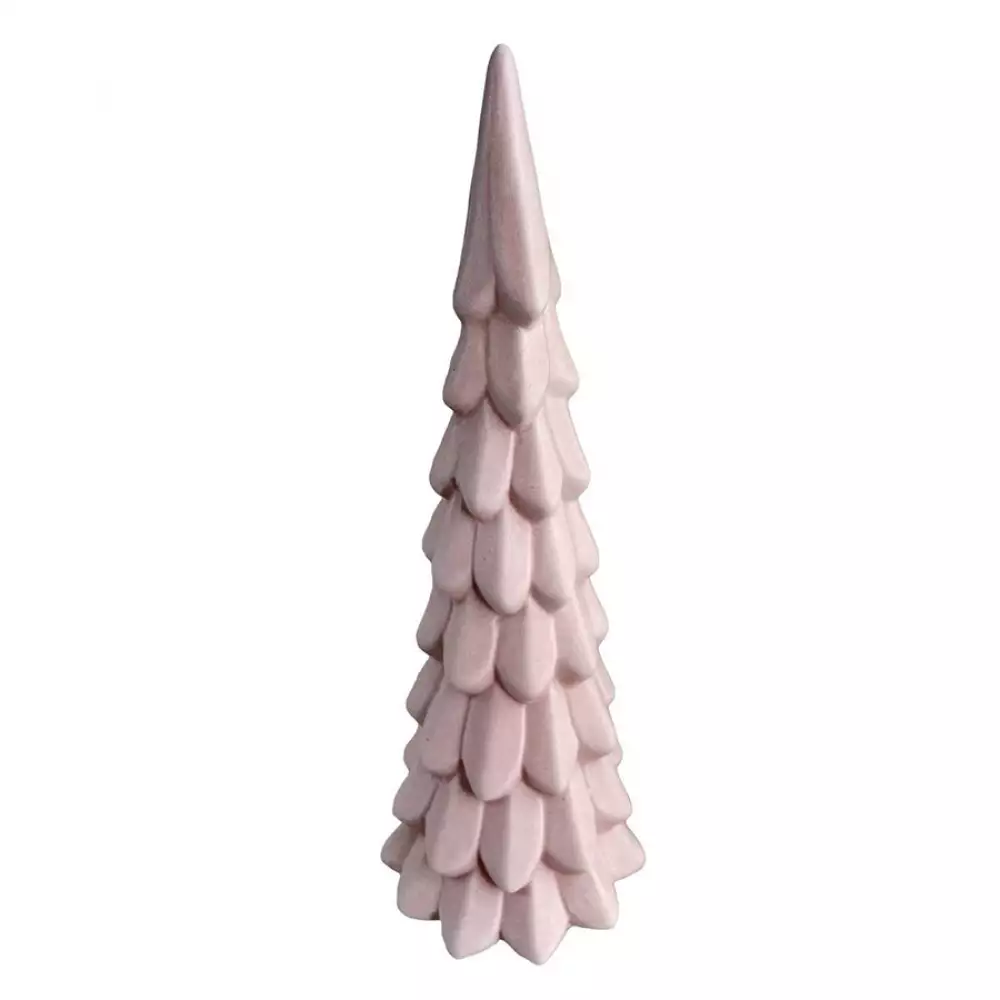 Figura Árbol Navideño Decorativo Rosa Santini