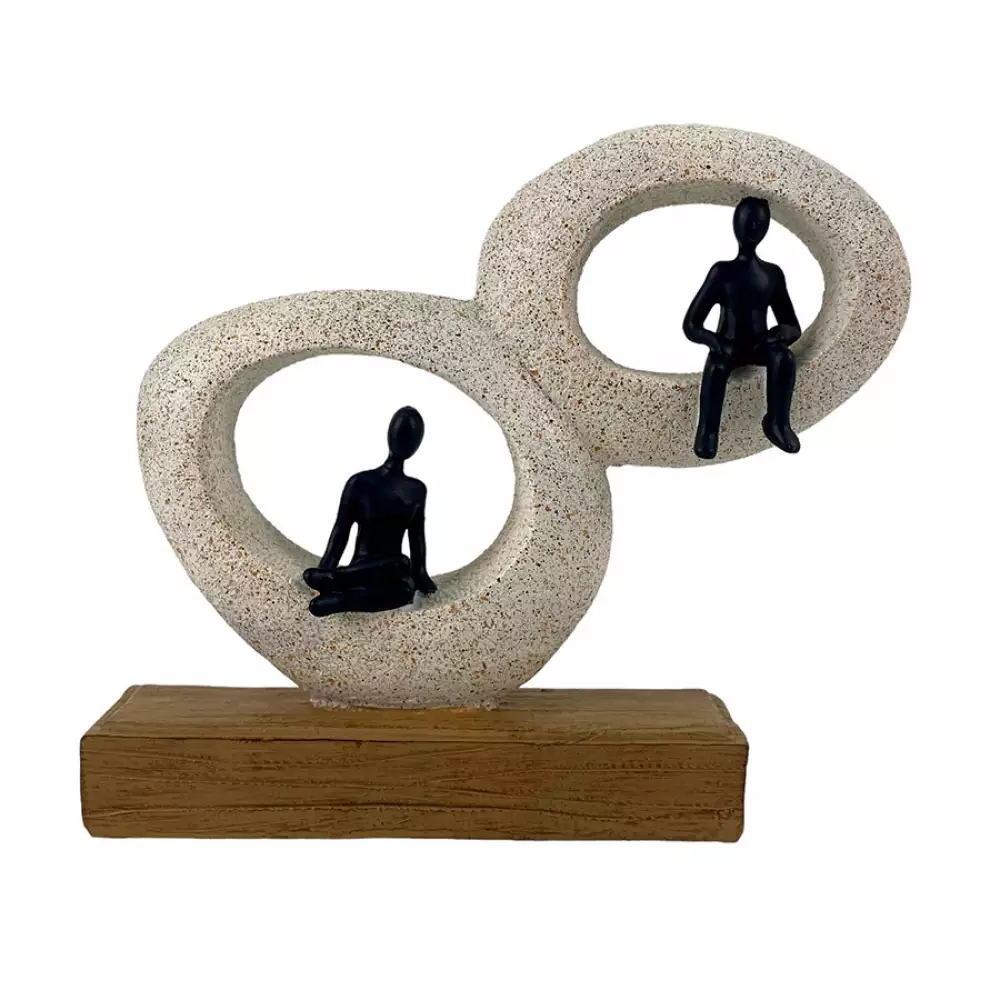 Figura concepts jade collection pers 22x18cm blanc