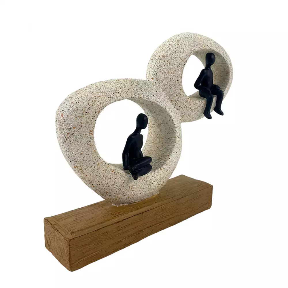 Figura concepts jade collection pers 22x18cm blanc