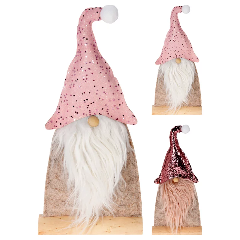 Figura de gnomo nav 34cm base madera surt dh8050720