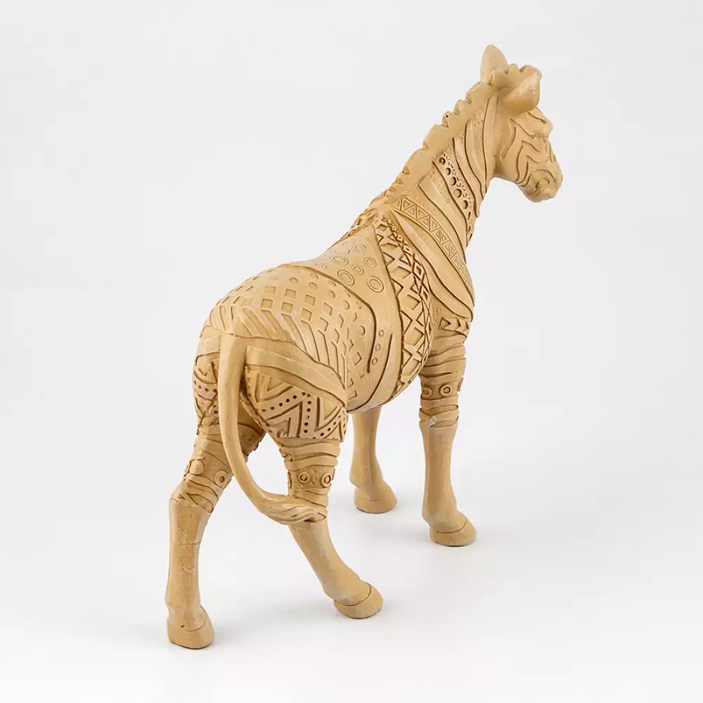 Figura Decorativa Concepts Caballo 30X28Cm Marfil Poliresina