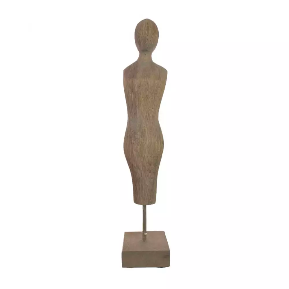 Figura decorativa concepts torso essential 46x38cm gris 1