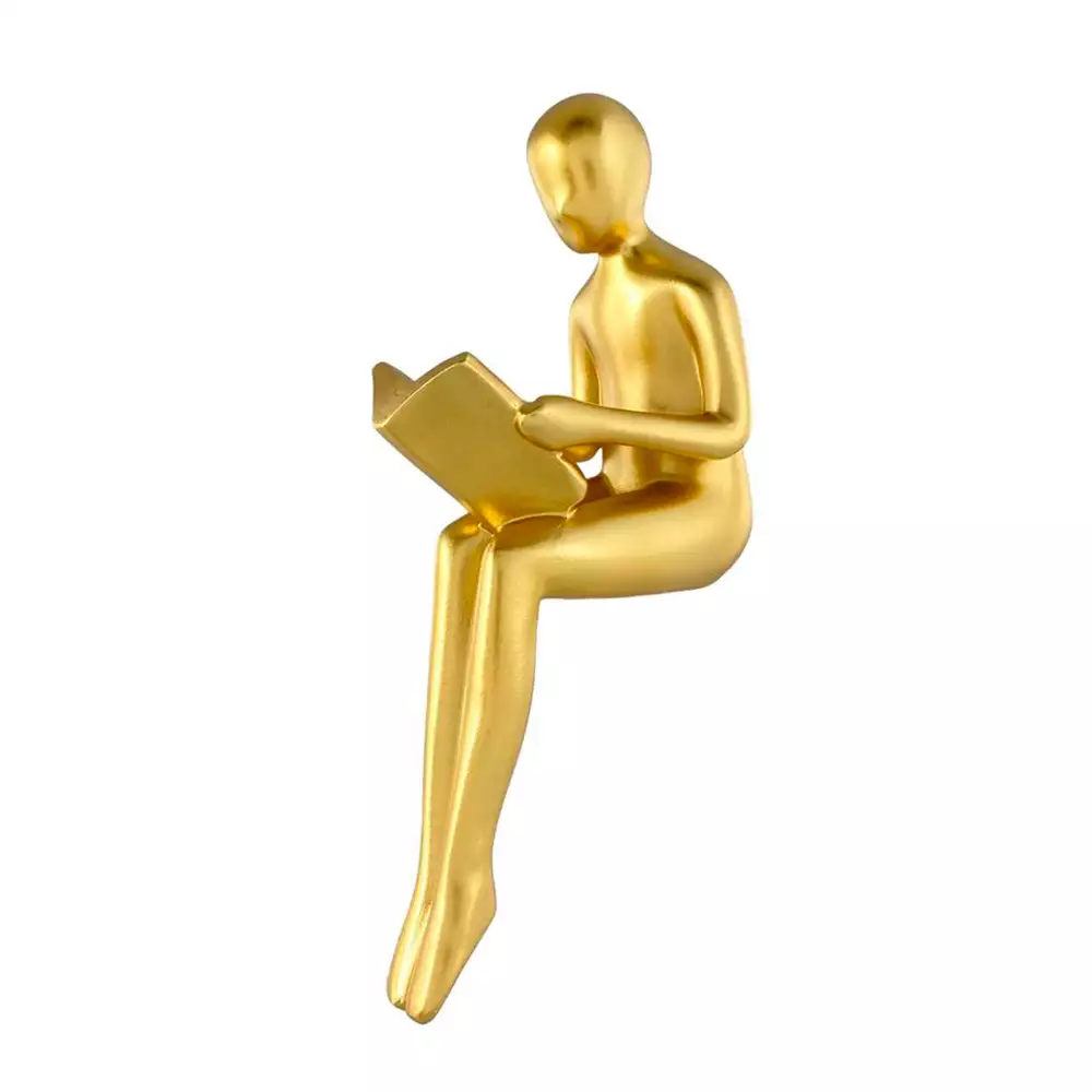 Figura Humana Sent Concepts Luxor 11X23X6Cm Dorado Poliresina