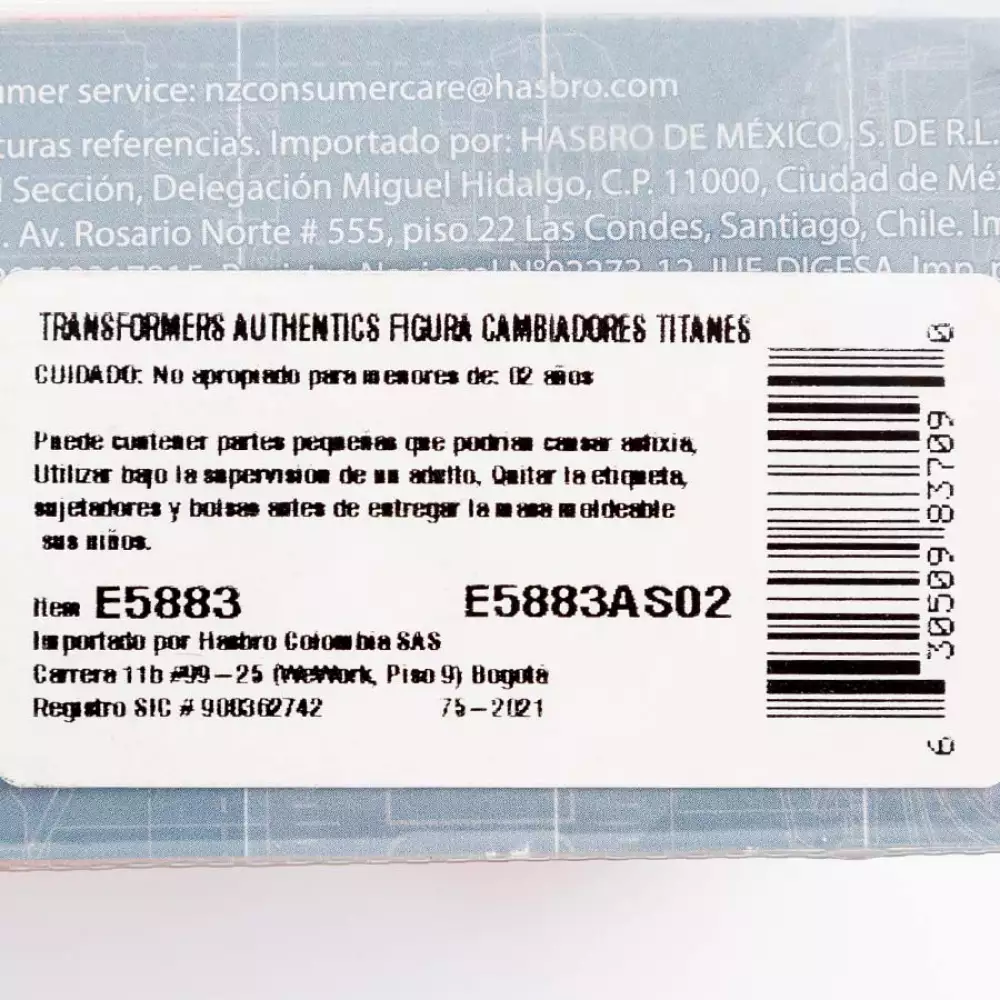 Figura Titán Transformable 33Cm Transformers E5883 Surtido