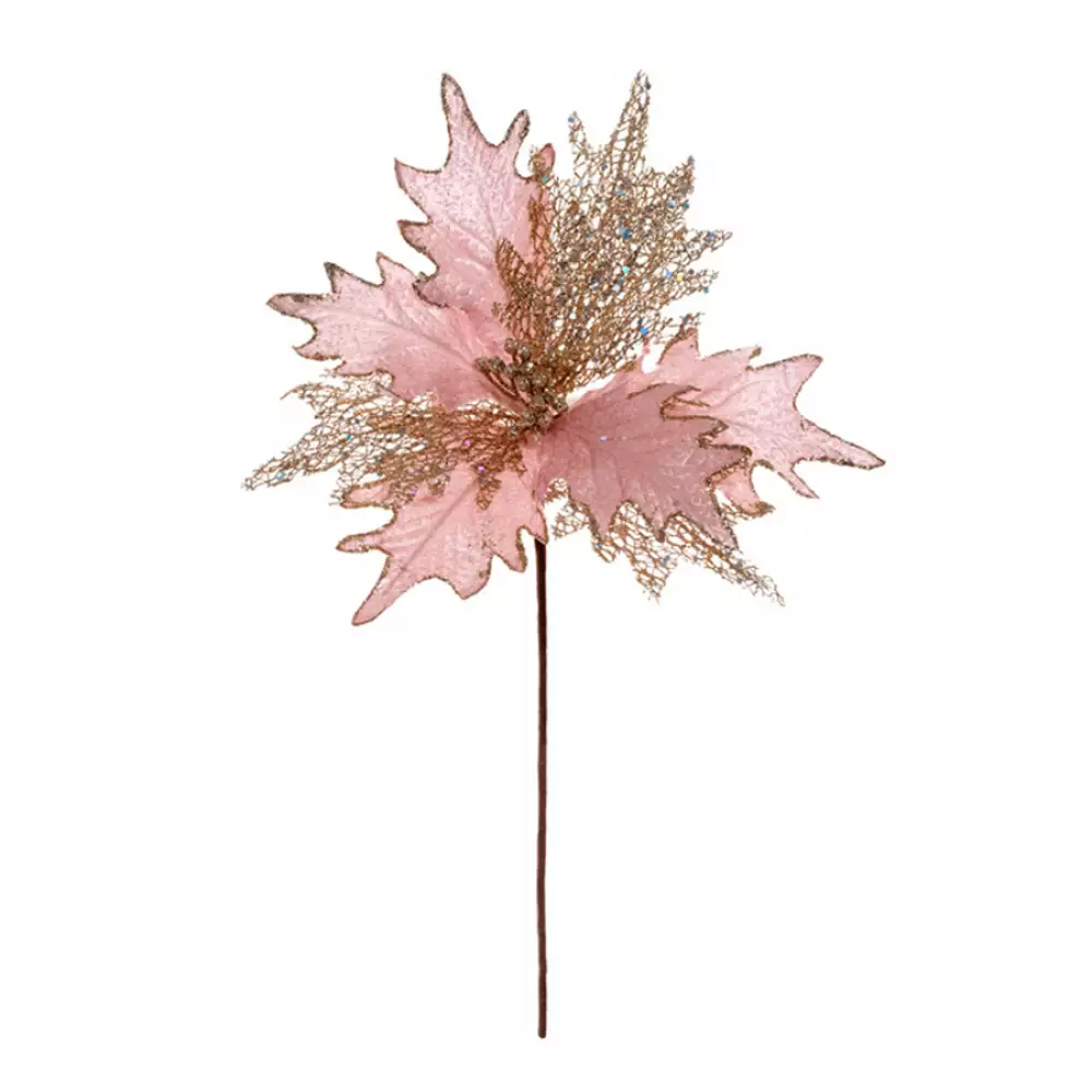 Flor Miro Christmas   33X30Cm Rose Gold