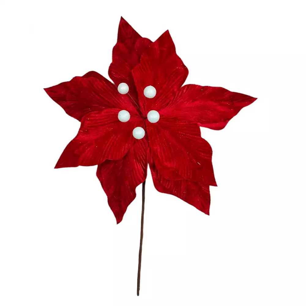 Flor Nav Rojo  Deco 32X32X25Cm Santini 140-2501156