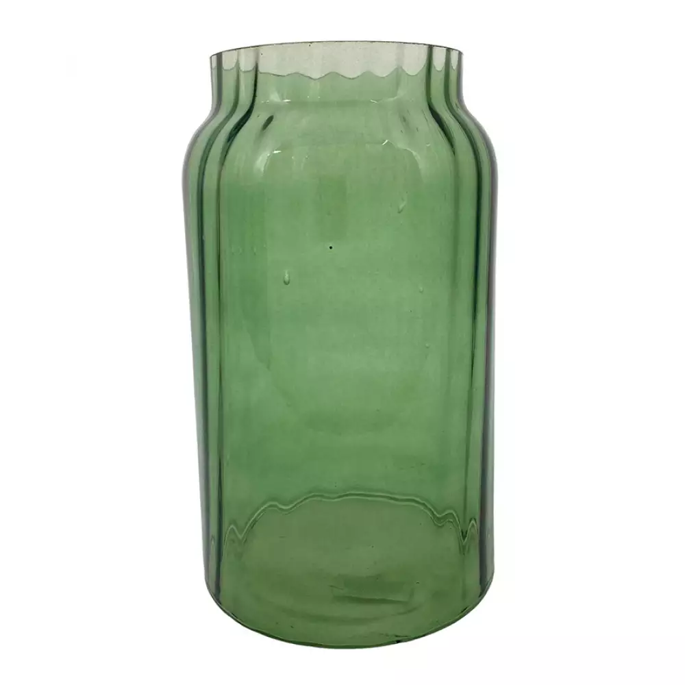 Florero concepts jade collection 13x21cm verde 100