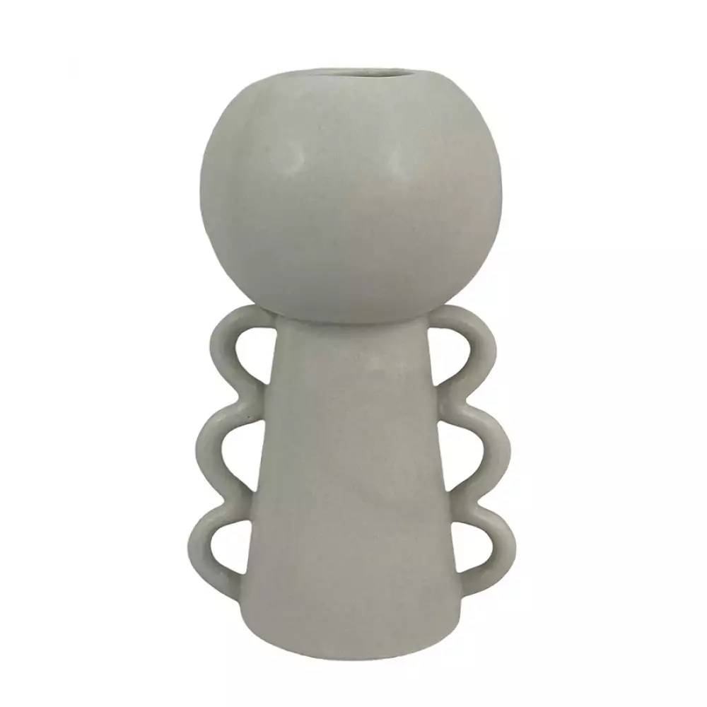 Florero concepts Rose Blush cara 8,5x16,5x8cm blanco ceramica 437-