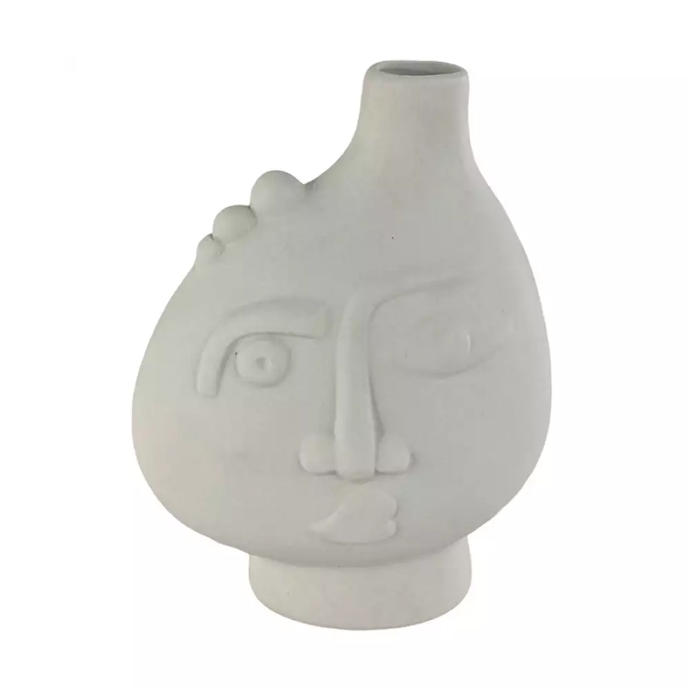 Florero concepts Rose Blush flor 11,5x25,5x17cm blanco ceramica 44