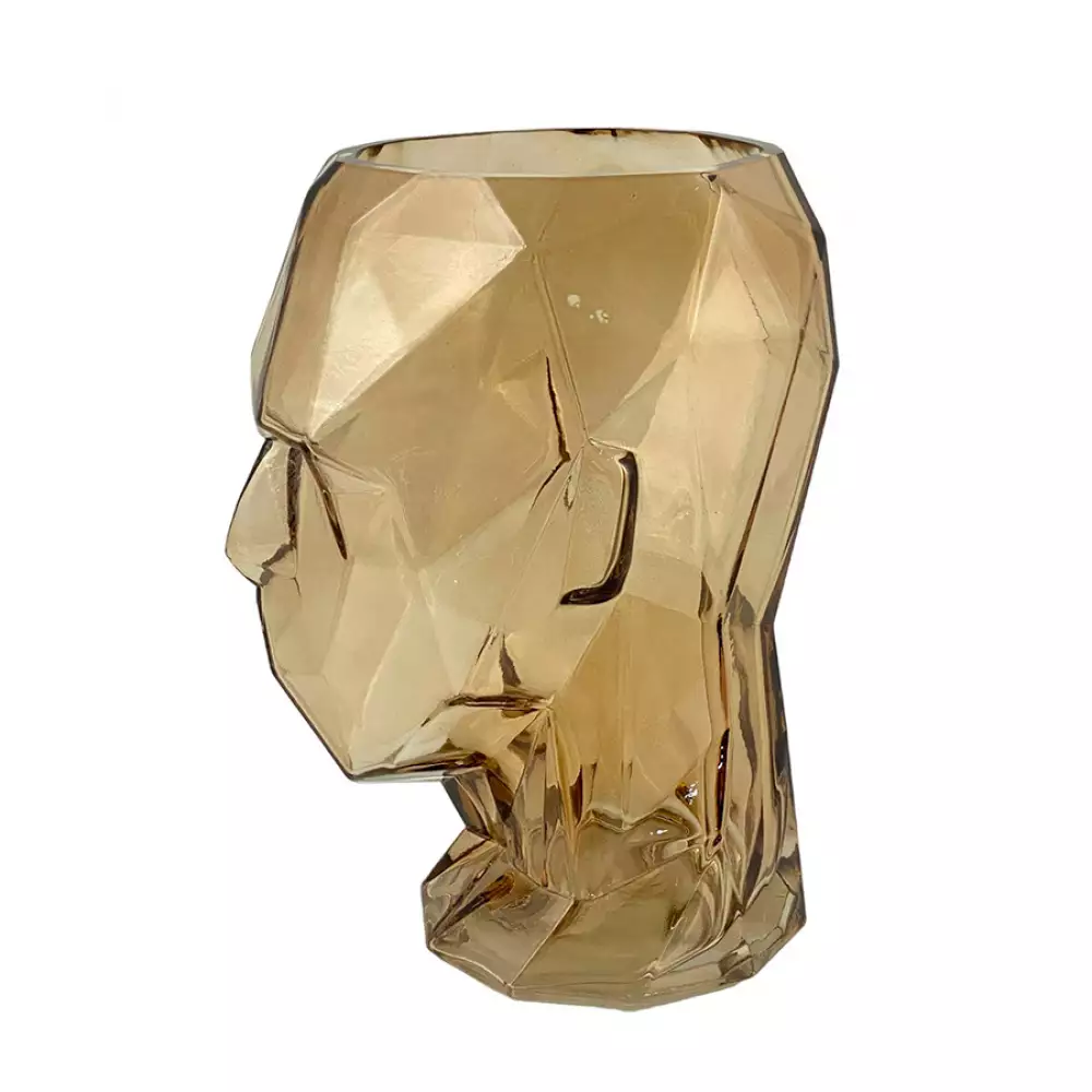 Florero Face Concepts Sweet Mocca 15X24X15Cm Marron Vidrio 411