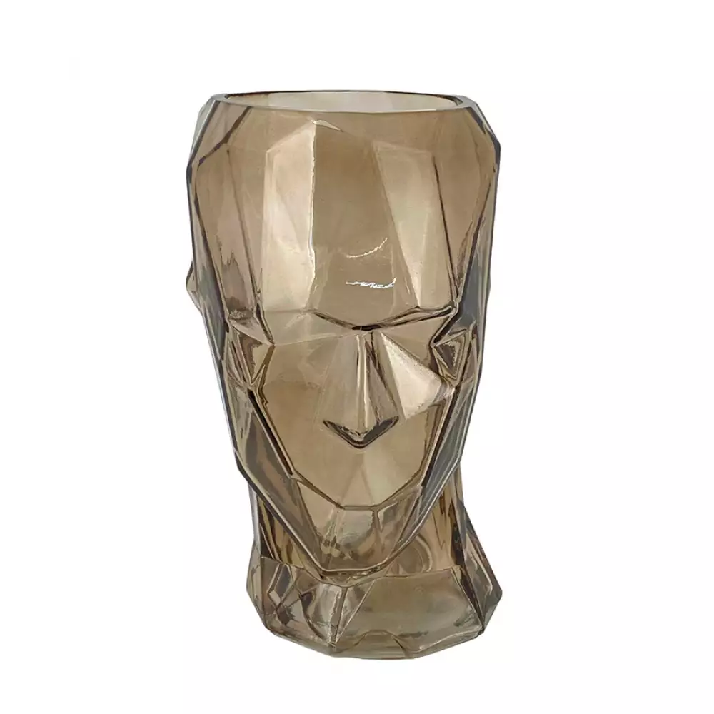 Florero Face Concepts Sweet Mocca 15X24X15Cm Marron Vidrio 411