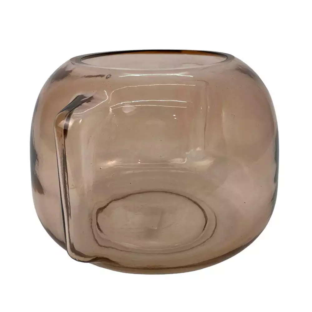 Florero Globo Concepts Sweet Mocca 20X25X20Cm Marron Vidrio 41