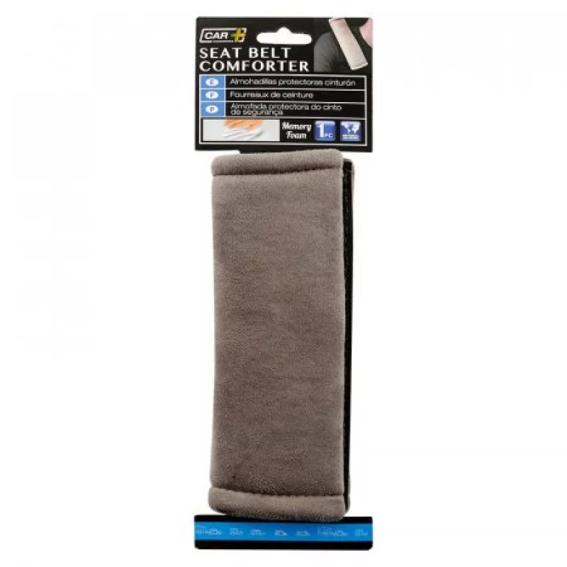 Forro Car+ Mbelt03 Para Cinturon Seguridad Gris