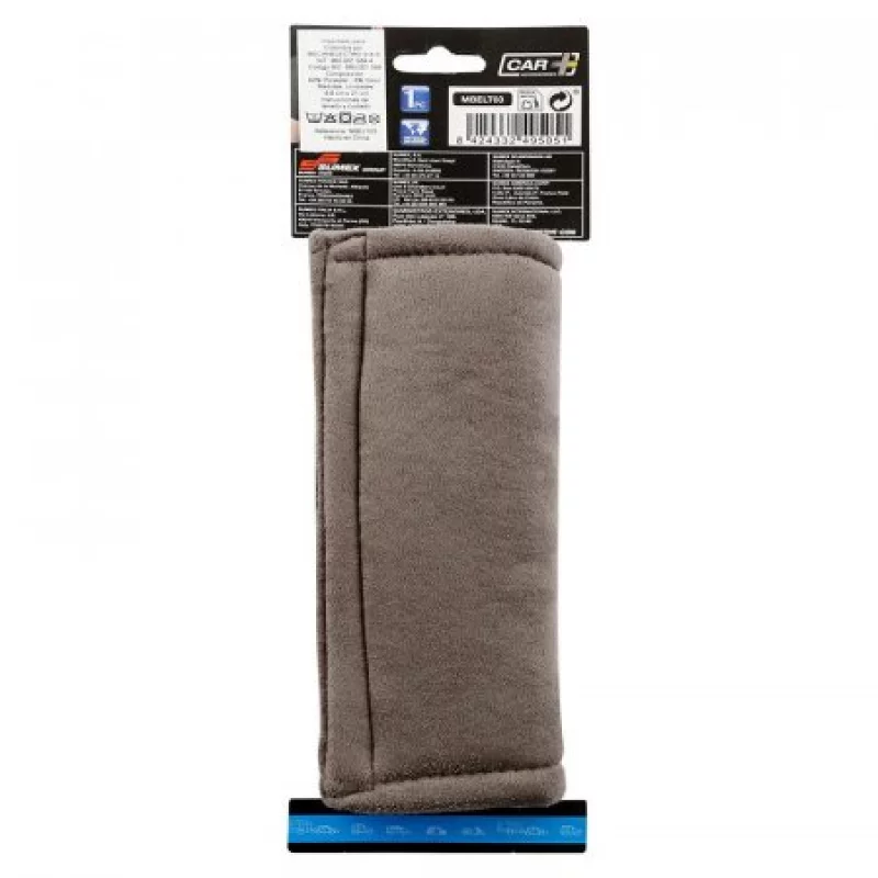 Forro Car+ Mbelt03 Para Cinturon Seguridad Gris