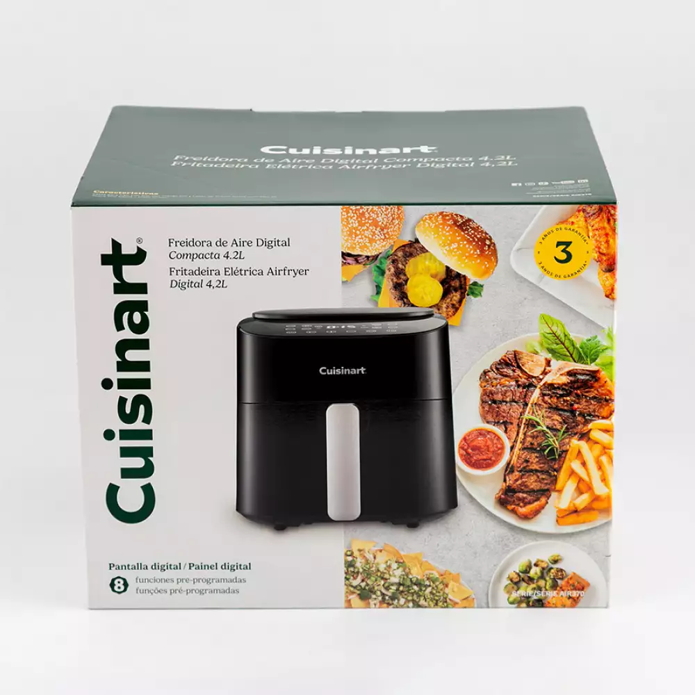 Freidora De Aire Cuisinart Negro 4.2 Lt 1160 W Air370Brfp