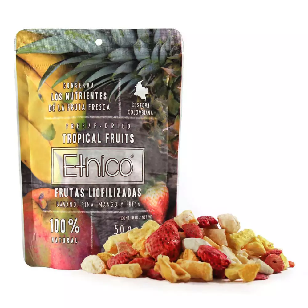 Fruta Mix Étnico X50 Gr Tropical  Liofilizado