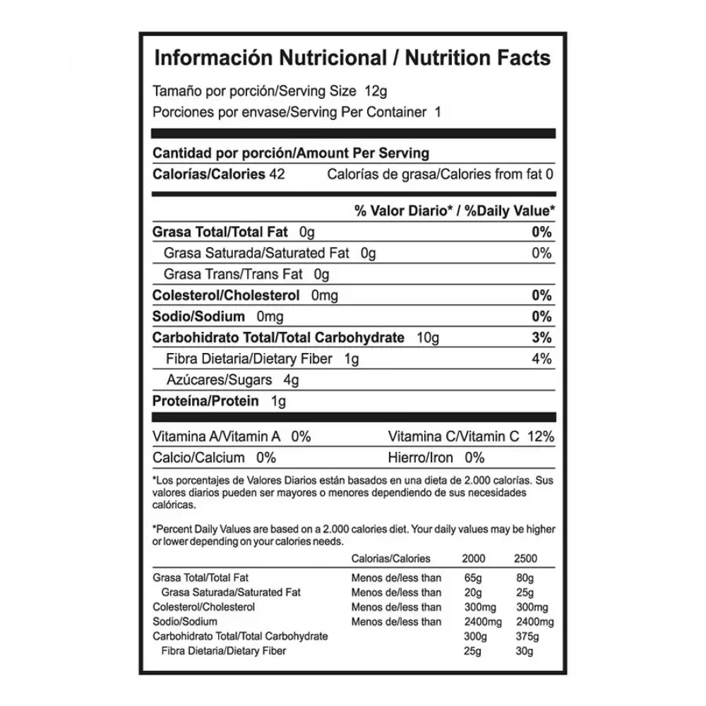 Fruta Snack Étnico X12 Gr Pina Liofilizada