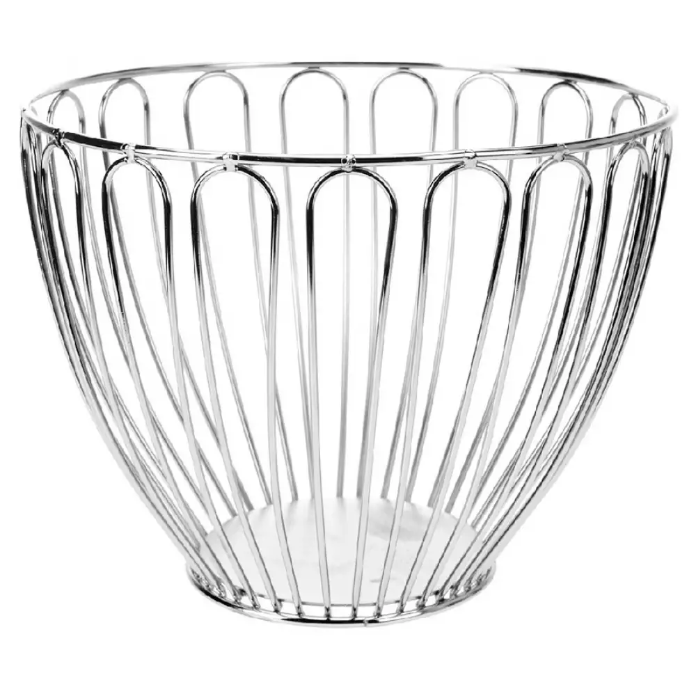Frutero Excellent Houseware 18X24X24Cm Plateado Cromado