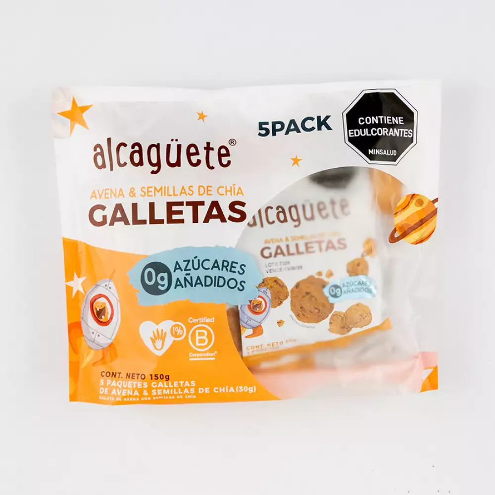 Galletas Alcaguete 150 Gr Avena 102515