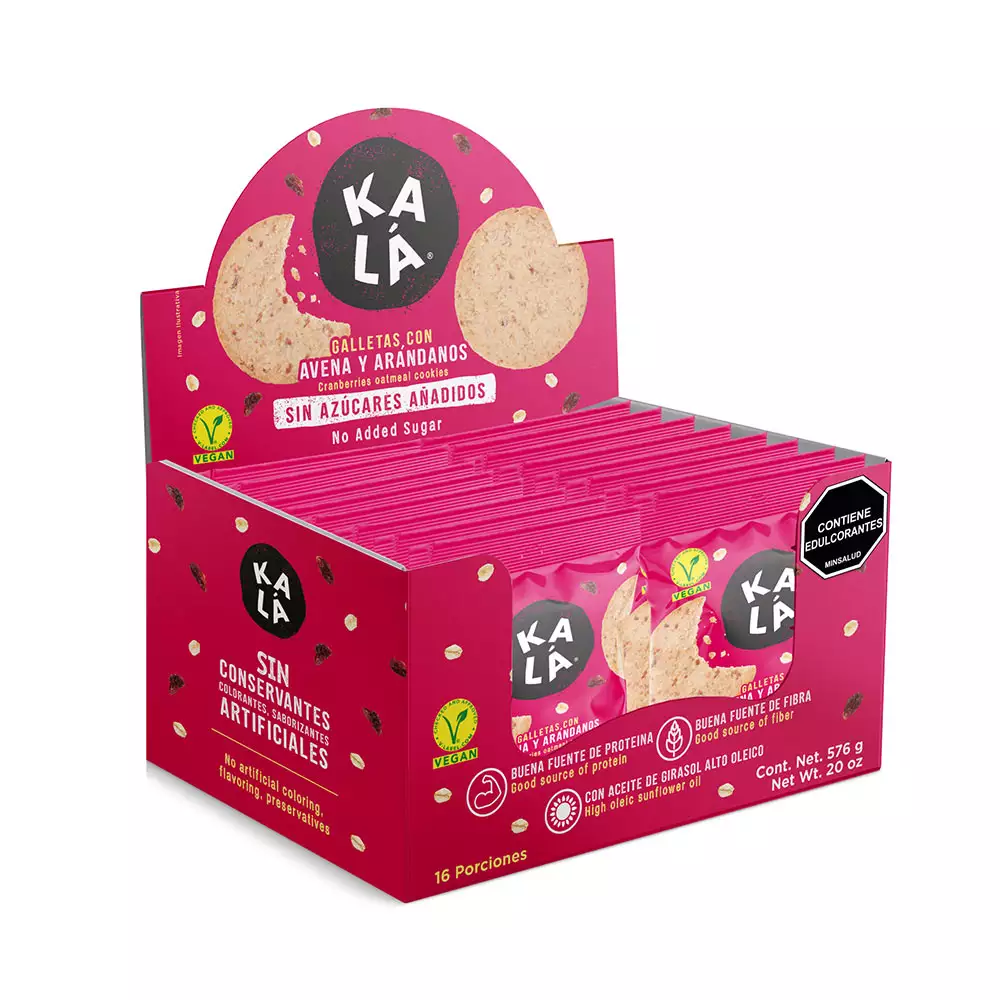 Galletas Kala Avena Y Arandanos 36 Gr  200647