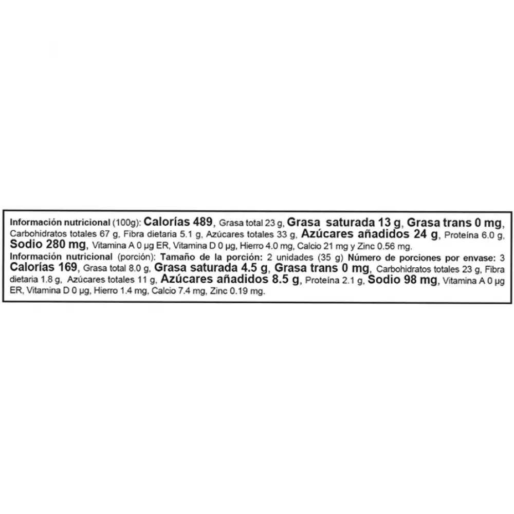 Galletas Rellenas De Chocolate Canasticas Greco 105Gm-Beige