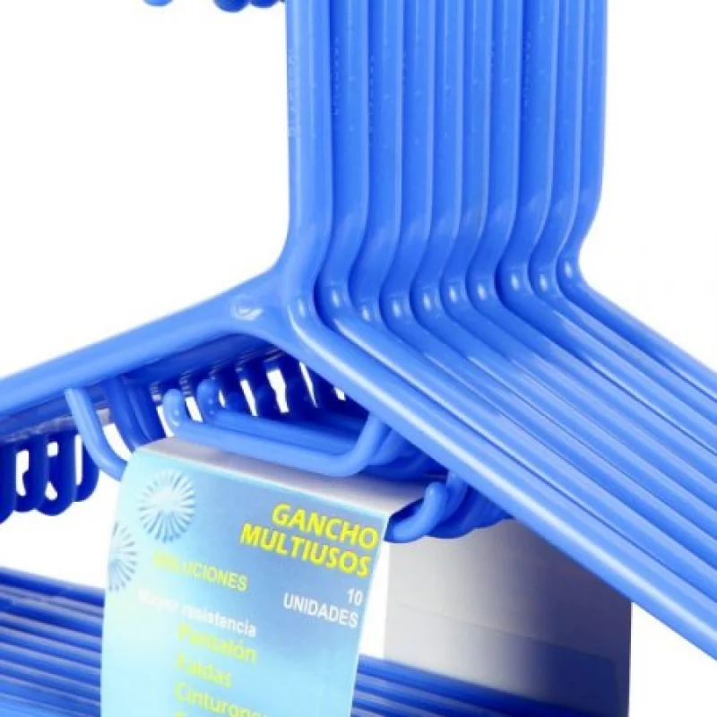 Gancho Adulto Soluciones X 10 Piezas Azul