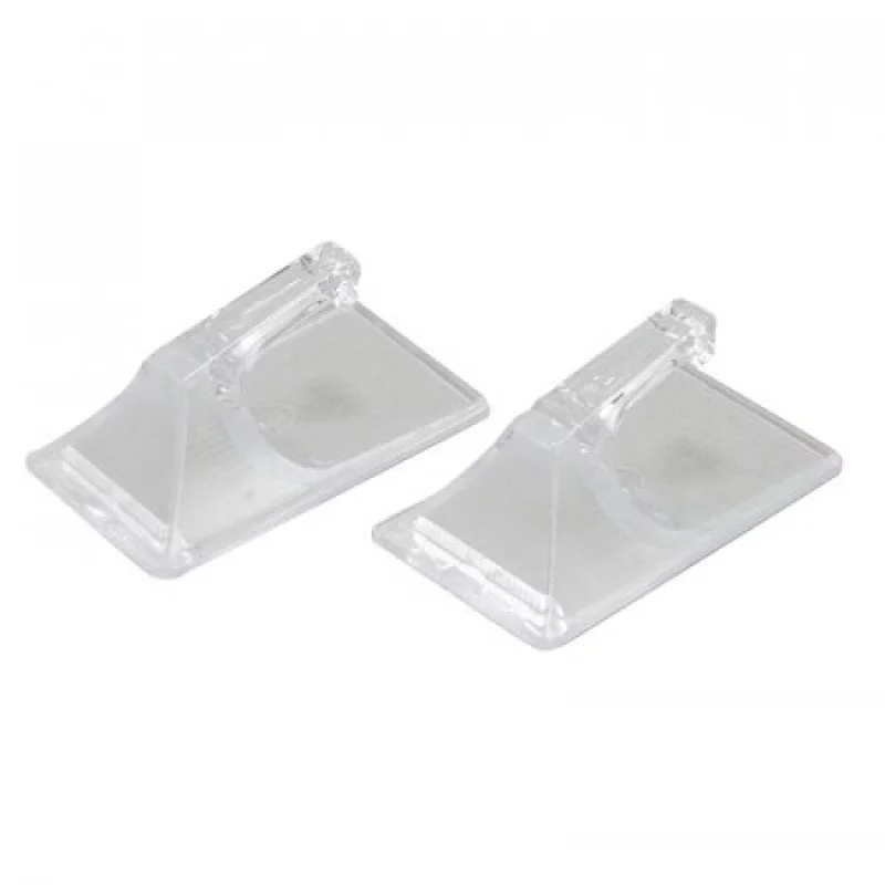 Gancho B.V. F01489 Plástico Cuadrado Adhesivo X4 Unidades