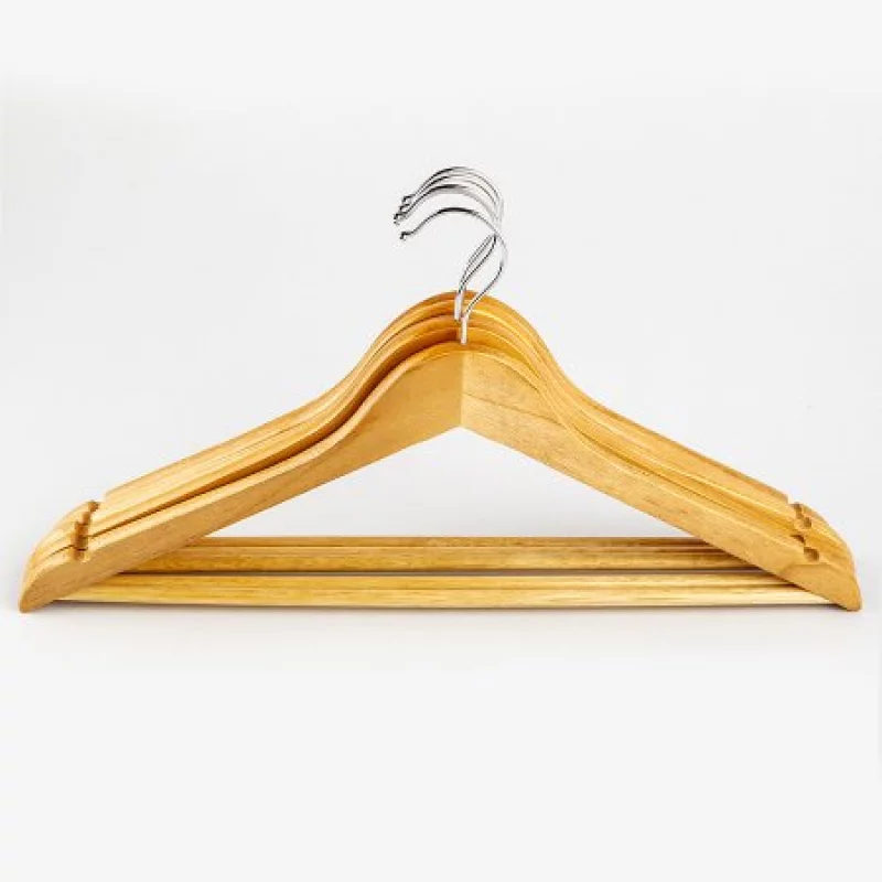 Gancho de Ropa Exp en Madera 5 unidades Surtido