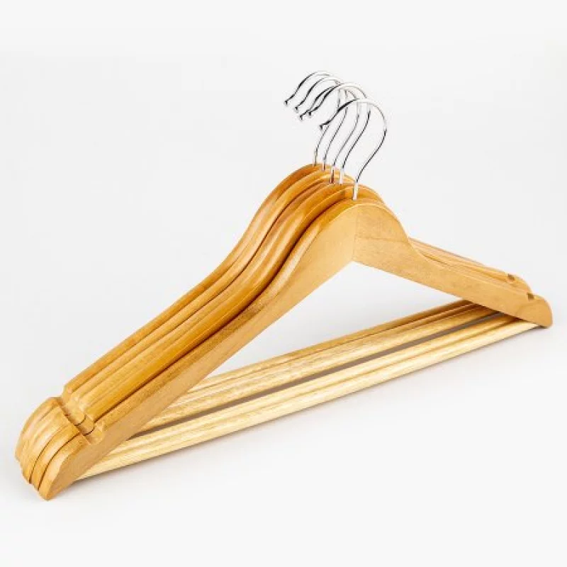 Gancho de Ropa Exp en Madera 5 unidades Surtido