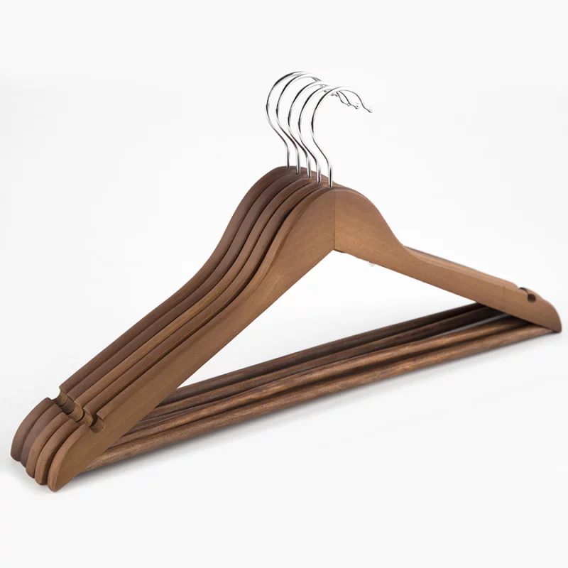 Gancho de Ropa Exp en Madera 5 unidades Surtido