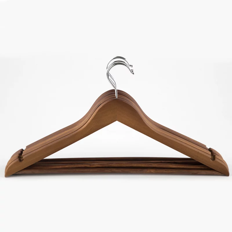 Gancho de Ropa Exp en Madera 5 unidades Surtido