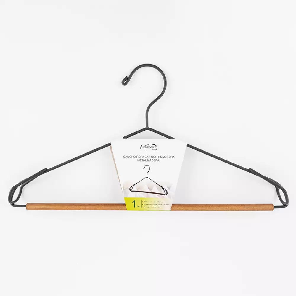 Gancho de Ropa Expressions con Hombreras